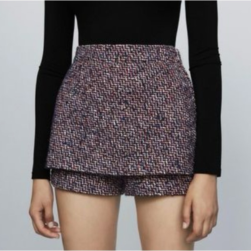 Maje Iberty Tweed Skort